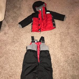 18 month snow bib and jacket